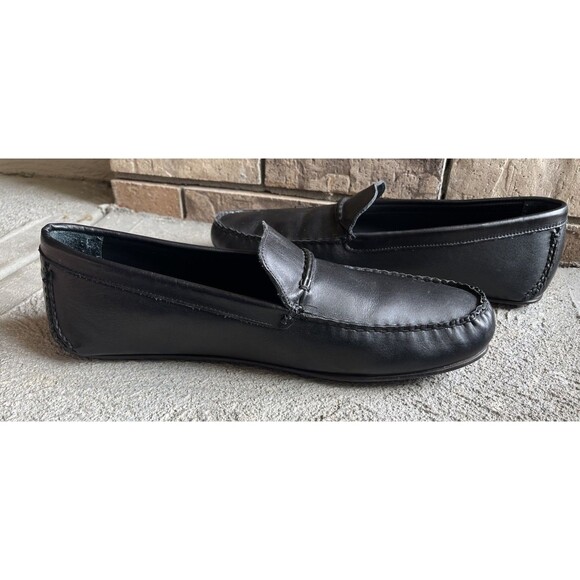 Allen Edmonds Super Sport Driver Men\'s 13 3E Black Leather Driving Loafers main image 4